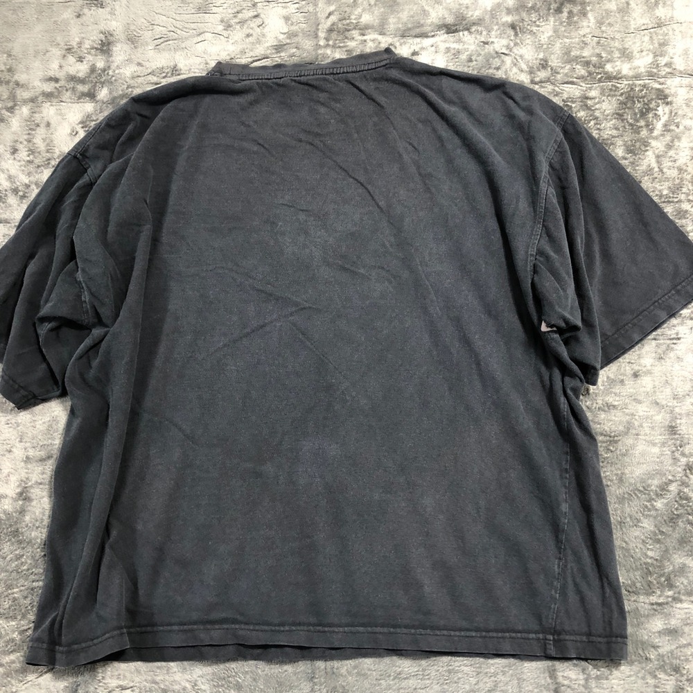 Southpole T-Shirt Mens XXL Black White Colorblock Embroidered Logo Y2K Good - Picture 5 of 7